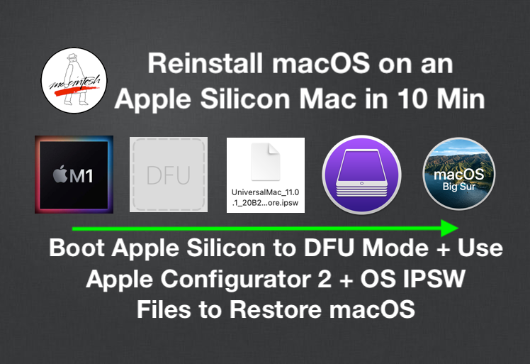 Restore macOS Firmware on an Apple Silicon M1 Mac + Boot to DFU Mode