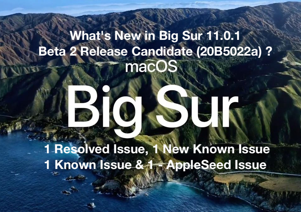 What's New in macOS Big Sur 11.0.1 Beta 2 Release Candidate?