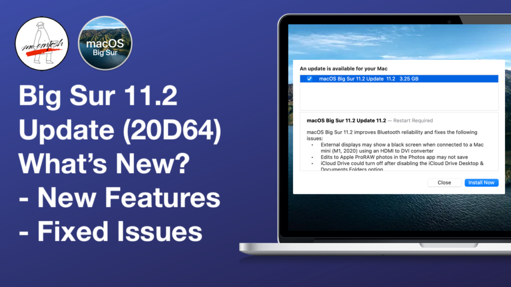 macOS Big Sur 11.2 Update (20D64) is Live! What’s New? - Mr. Macintosh