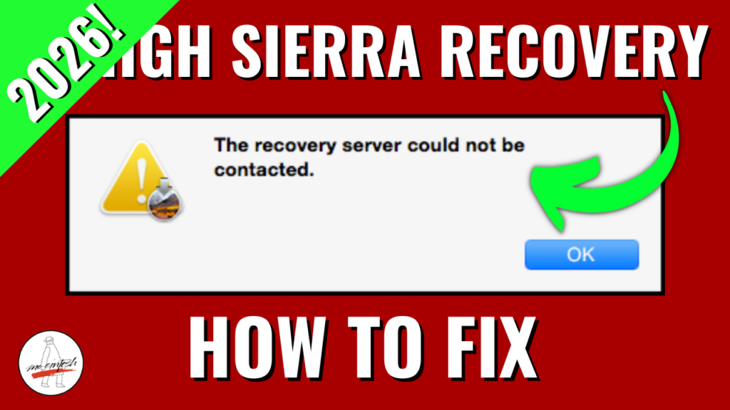 [FIXED] High Sierra "The Recovery Server Could Not Be Contacted" Error ...