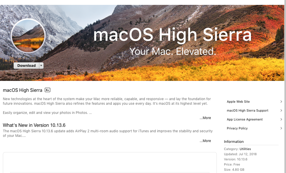 MrMacintosh.com - macOS High Sierra 10.13 Mac App Store.