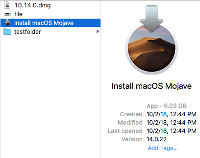 MrMacintosh.com - The Mac App Store found Install macOS Mojave.app