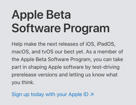 MrMacintosh.com - macOS Catalina 10.15 Beta Software Program signup