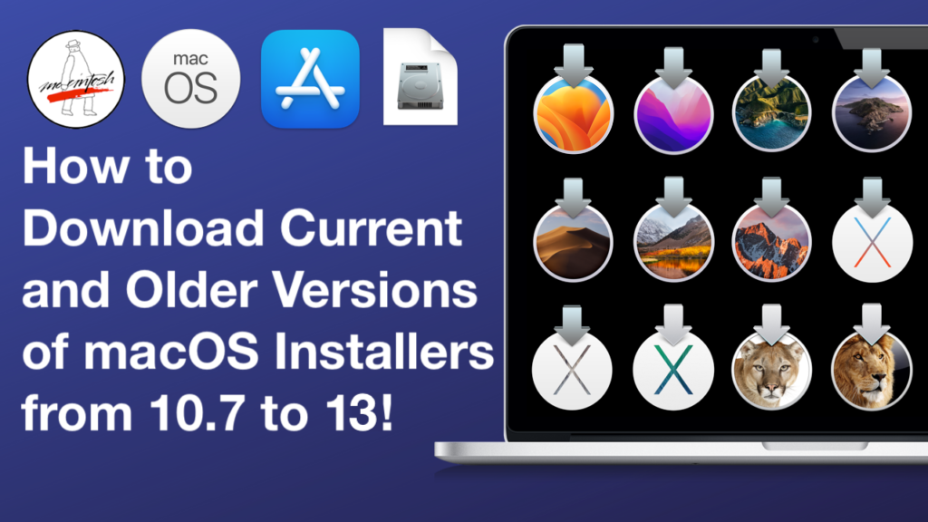 heks sår legetøj How to Download macOS Ventura, Monterey, Big Sur, Catalina & Mojave Full  Installers 10.7-13.0