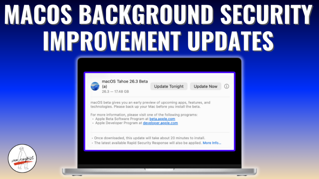 macOS Background Security Improvement Update (BSI) Database